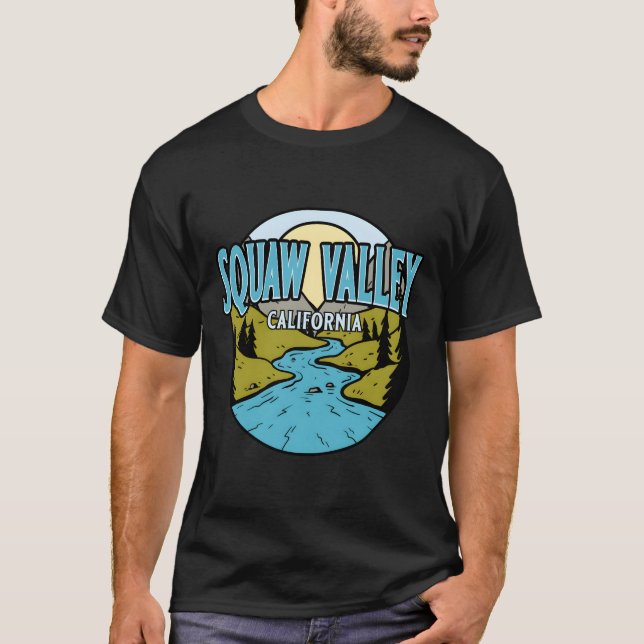 Vintages Squaw Valley T-Shirt (Vorderseite)