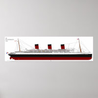 Vintages SS Ile de France Ocean Liner Diagramm