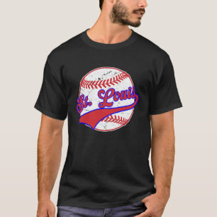 Vintages St. Louis Cityscape Baseball für Männer F T-Shirt