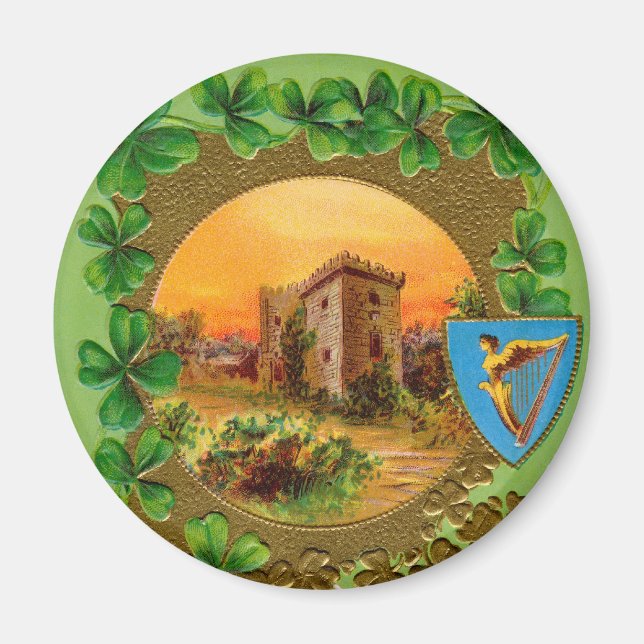 Vintages St. Patrick's Day Magnet (Vorne)