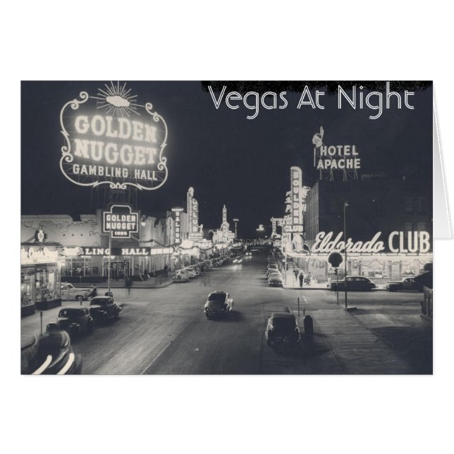 Vintages Stadtzentrum Las Vegas (Vorderseite (Horizontal))