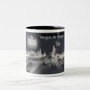 Vintages Stadtzentrum Las Vegas Zweifarbige Tasse