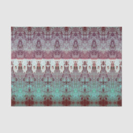 Vintages Stammesmuster Aquamarines Bull Cow Skull  Seidenpapier
