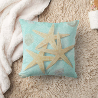 Vintages Starfish Throw Kissen