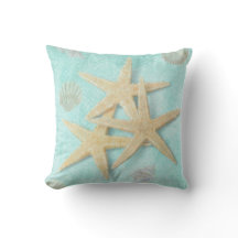 Vintages Starfish Throw Kissen