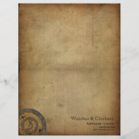 Vintages Steampunk Monogramm S