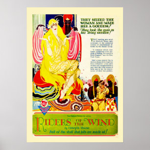 Vintages Stille Filmplakat Poster