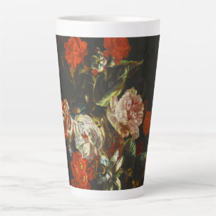 Vintages Stillleben mit Blume Milchtasse