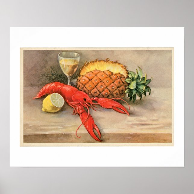 Vintages Stillleben Poster (Vorne)