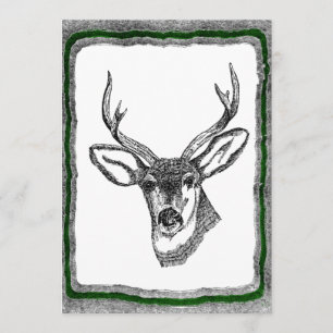 Vintages Stipendienformular Einladung