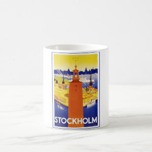 Vintages Stockholm Schweden Tasse