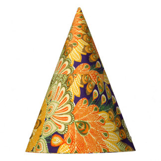 Vintages Stoffmuster: nahe Textur. Partyhütchen