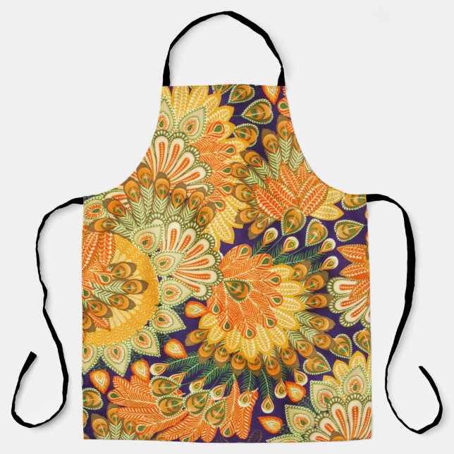 Vintages Stoffmuster: nahe Textur. Schürze (Vorderseite)