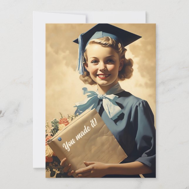 Vintages Studentenheft Ankündigung (Vorderseite)