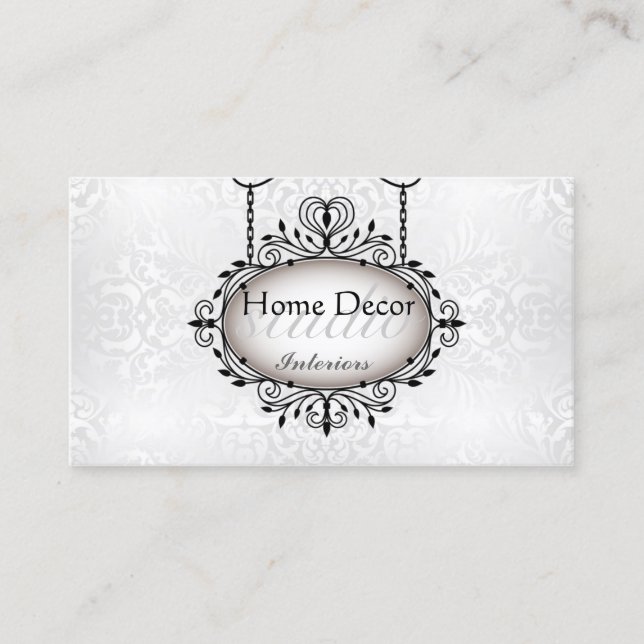 Vintages Studio Pearl Ornament Card Visitenkarte (Vorderseite)