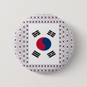 Vintages Südkorea Button