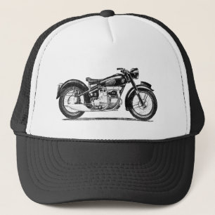 Vintages Sunbeammotorrad-Shirt Truckerkappe
