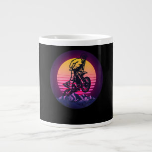 Vintages Sundown Motorradgeschenk für Biker Jumbo-Tasse
