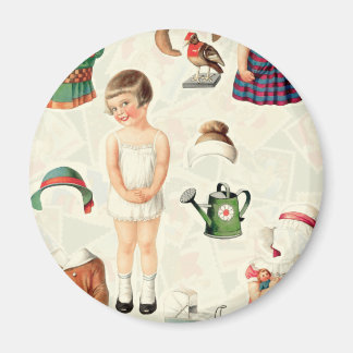 VINTAGES SUPREME PAPIER DOLLS SWEETIE MAGNET