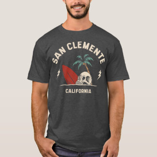 Vintages Surfen San Clemente T-Shirt