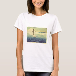 Vintages Surfen T-Shirt