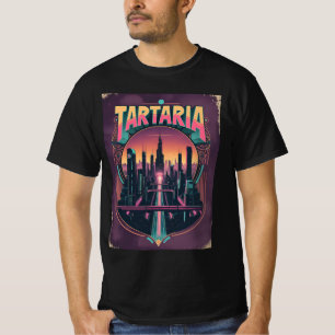 Vintages T-Shirt der Cyberpunk-Verschwörung
