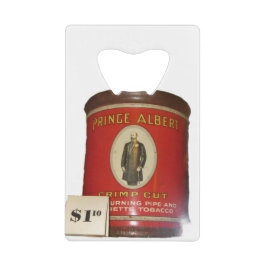 Vintages Tabak-Verpacken Geldkarten Flaschenöffner