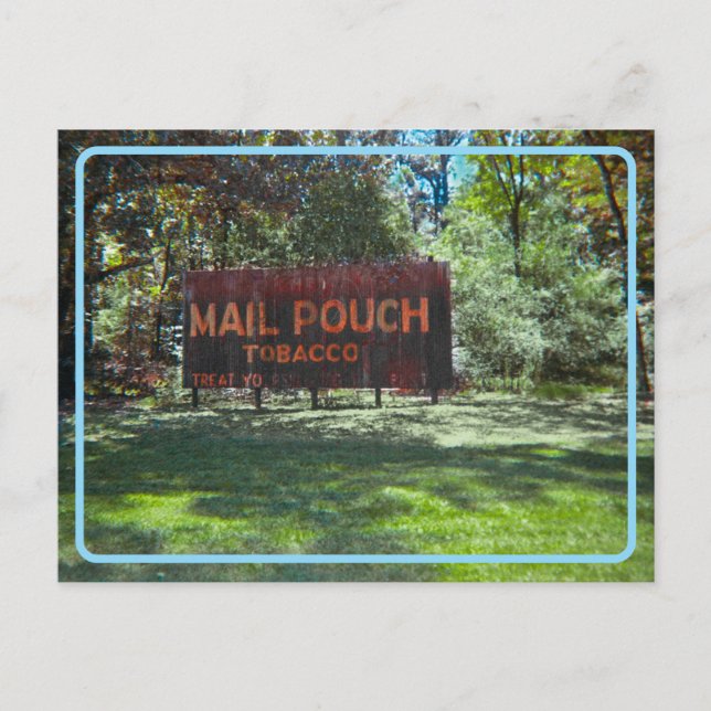 Vintages Tabakzeichen Postkarte (Vorderseite)