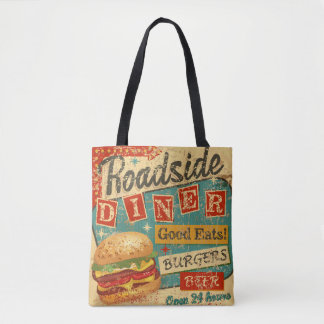 Vintages Tafelschild Diner Metal, Diner, Retro, v
