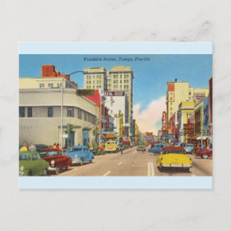 Vintages Tampa, Florida Postkarte