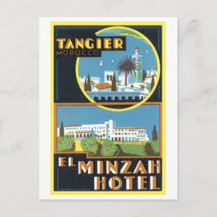 Vintages Tanger, Marokko El Minzah Hotel Postkarte
