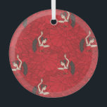 Vintages Tango Flamenco-Tanzmuster Ornament Aus Glas<br><div class="desc">Nahtlos Vintages Muster mit Tango und Flamenco Tänzern. Vintages nahtloses Muster mit Tango- und Flamenco-Tänzern. Flamenco- und Tango-Muster tanzen im Rhythmus der Leidenschaft. Flamenco,  Muster,  Tango,  Salsa,  Musik,  Tanz,  Tänzer,  Tänzer,  Spain,  Frau,  Fan,  nahtlos,  sexy,  Latein,  Performance,  Rumba,  Illustration,  Hintergrund,  Menschen,  Mode,  Mädchen</div>