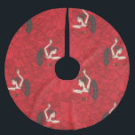 Vintages Tango Flamenco-Tanzmuster Polyester Weihnachtsbaumdecke<br><div class="desc">Nahtlos Vintages Muster mit Tango und Flamenco Tänzern. Vintages nahtloses Muster mit Tango- und Flamenco-Tänzern. Flamenco- und Tango-Muster tanzen im Rhythmus der Leidenschaft. Flamenco,  Muster,  Tango,  Salsa,  Musik,  Tanz,  Tänzer,  Tänzer,  Spain,  Frau,  Fan,  nahtlos,  sexy,  Latein,  Performance,  Rumba,  Illustration,  Hintergrund,  Menschen,  Mode,  Mädchen</div>