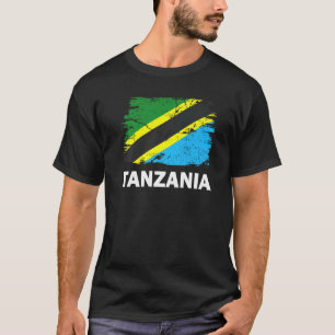 Vintages Tansania Tansania Tansania Flag Prix Supp T-Shirt