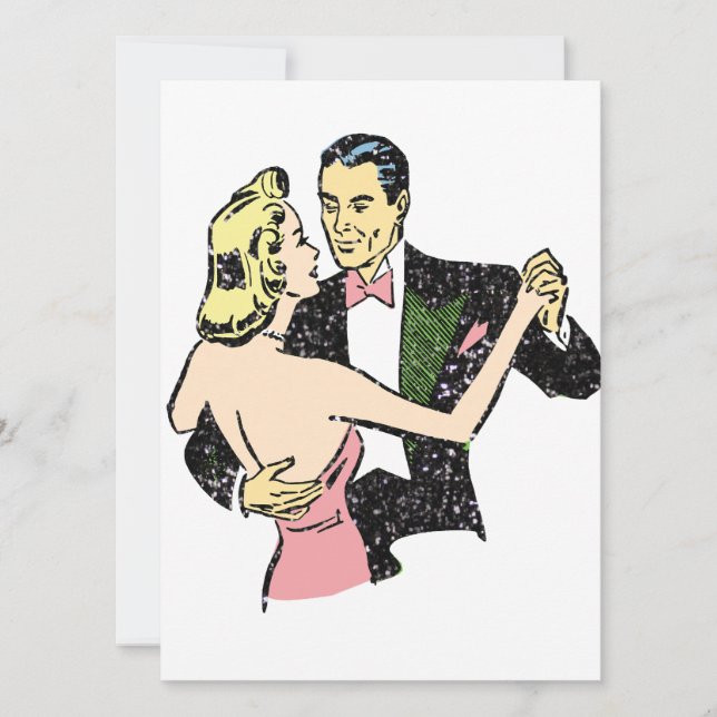 Vintages Tanzpaar (Vorderseite)