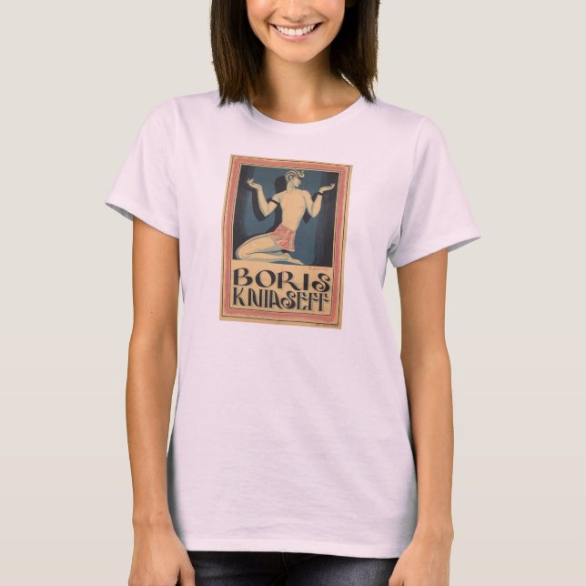 Vintages Tanzposter T-Shirt (Vorderseite)
