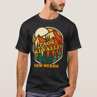 Vintages Taos Skigebiet New Mexico Wandern T-Shirt