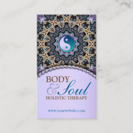 Vintages Tapisserie New Age Holistic Business Card Visitenkarte