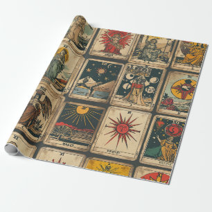 Vintages Tarot Geschenkpapier
