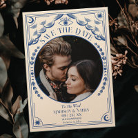 Vintages Tarot Gothic Wedding Foto Save the Date