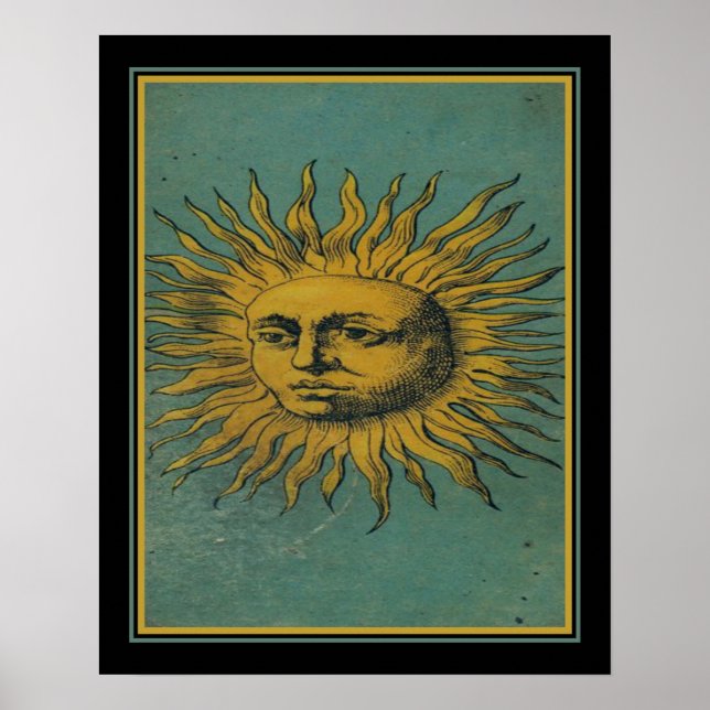 Vintages Tarot "La Lumiere" Poster (Vorne)