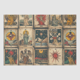 Vintages Tarot Seidenpapier