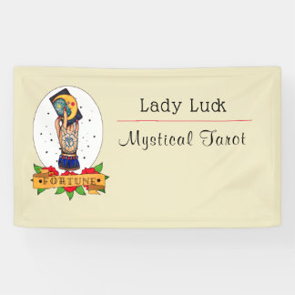 Vintages Tarot Tattoo Business Card Banner