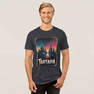 Vintages Tartaria Verschwörungstheorie T-Shirt Tri-Blend Shirt