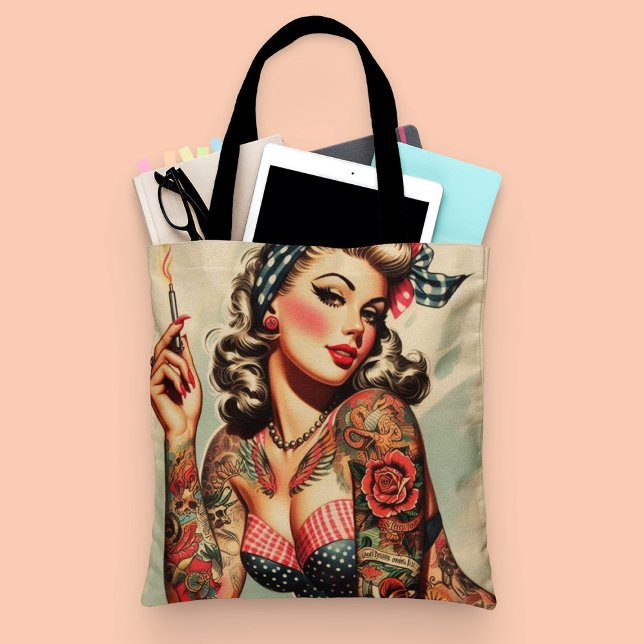 Vintages Tattoo Alte Schule Button-up (Von Creator hochgeladen)