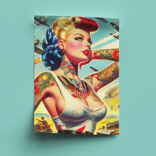 Vintages tattooides Button Seidenpapier