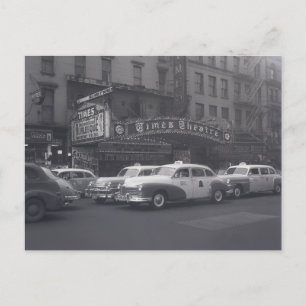 Vintages Taxi Autos Kinematisches Auto Postkarten