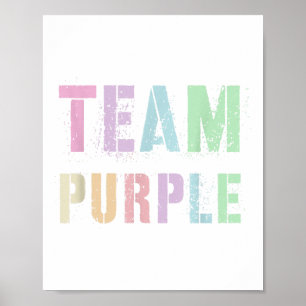 Vintages Team Lila Summer Camp Game Sports Co Poster