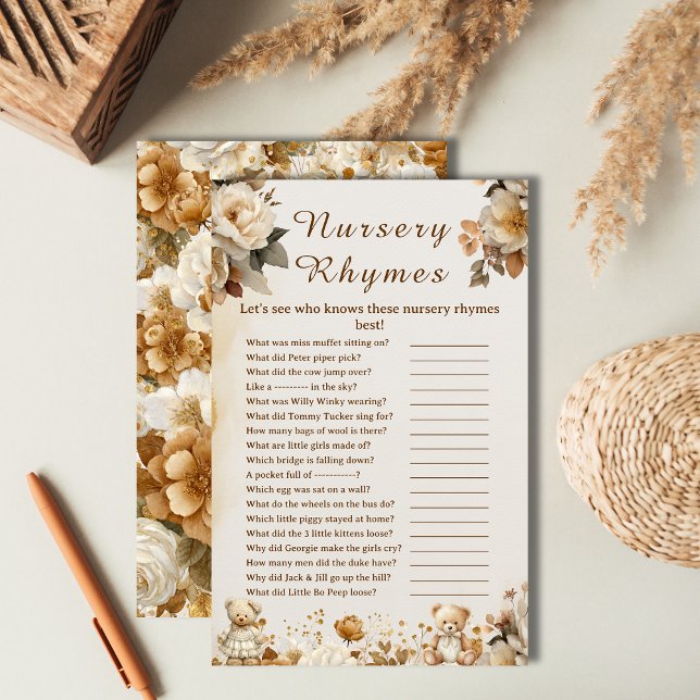 Vintages Teddy Bear Kinderzimmer Rhymes Baby Shows (Von Creator hochgeladen)