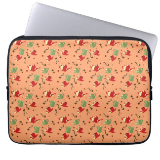 "Vintages Tee-Party-Muster - Whimsical Teapots, Cu Laptopschutzhülle